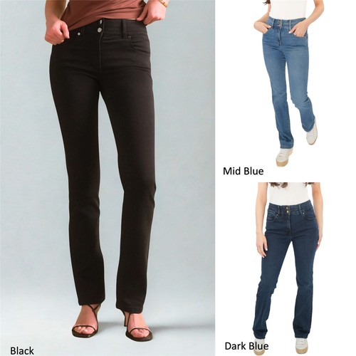 Jeans donna bootcut vita alta