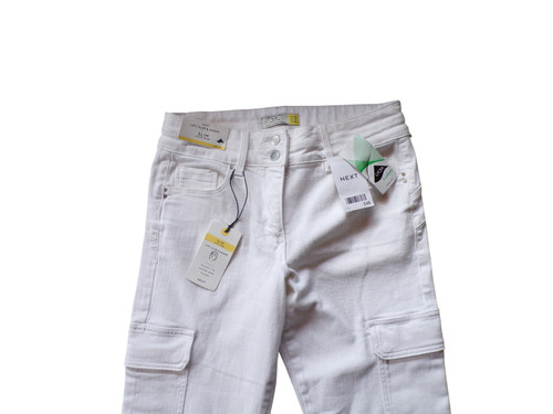 Jeans cargo bianchi next - cargo,